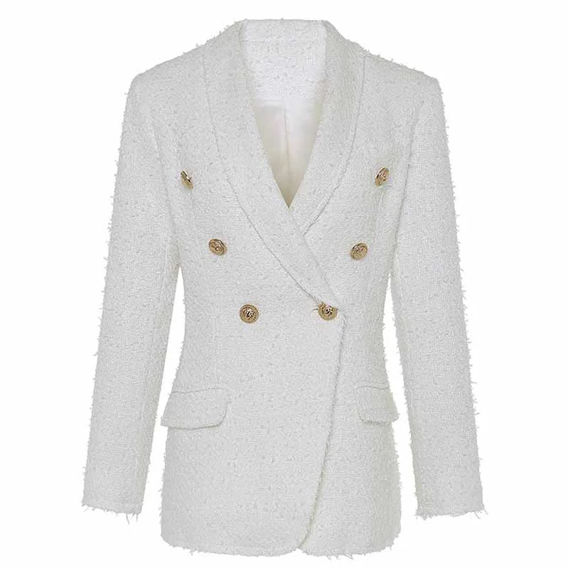 Women's coats & jackets White Long Sleeves Blazer Jackets