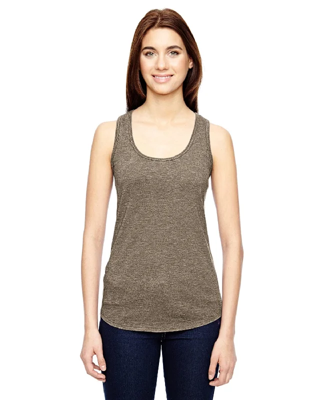 Anvil Ladies Triblend Racerback Tank | Heather Slate