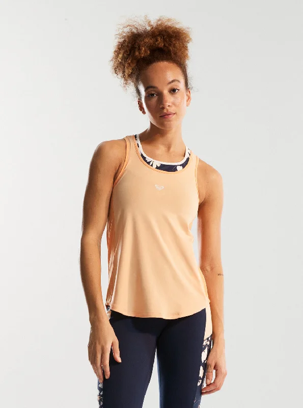 Pure Pursuit Mesh TanK - Peach Fuzz