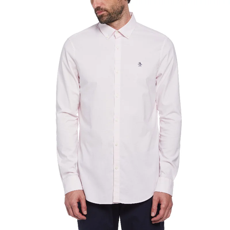 EcoVero Oxford Stretch Long Sleeve Shirt