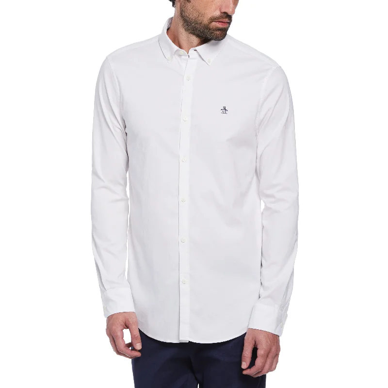 EcoVero Oxford Stretch Long Sleeve Shirt