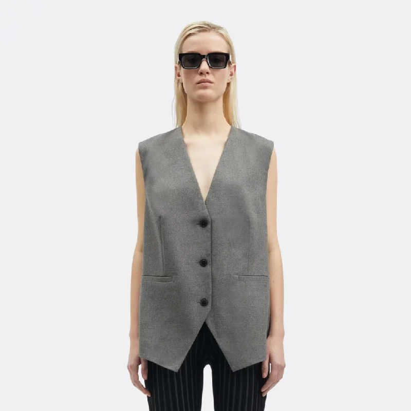 Saleni Vest 14930 (Grey Melange)