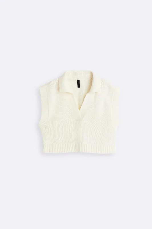 Old Money Polo Knit Vest